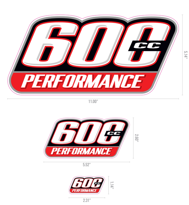 600 Performance Sticker