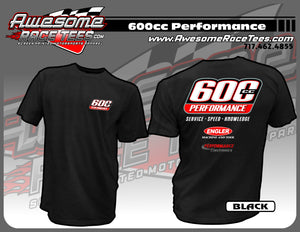 600cc Performance Logo Tee's